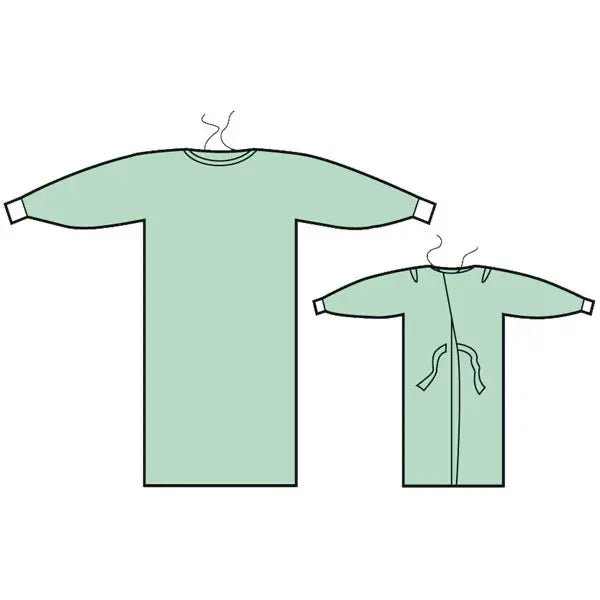 OP Bindemantel - grün - Mölnlycke